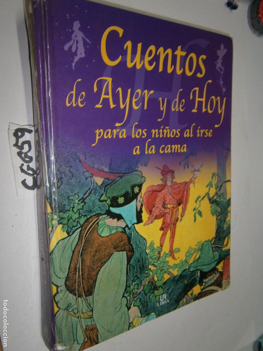 Libros de segunda mano: ANTIGUO LIBRO DE CUENTOS DE AYER Y DE HOY PARA LOS NI&Ntilde;OS AL IRSE A LA CAMA