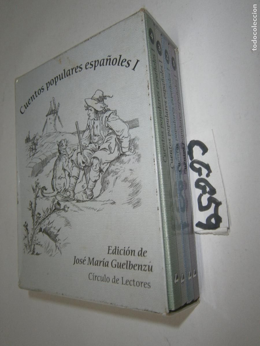 Libros de segunda mano: ANTIGUO LIBRO (4 VOL.) CUENTOS POPULARES ESPA&Ntilde;OLES I