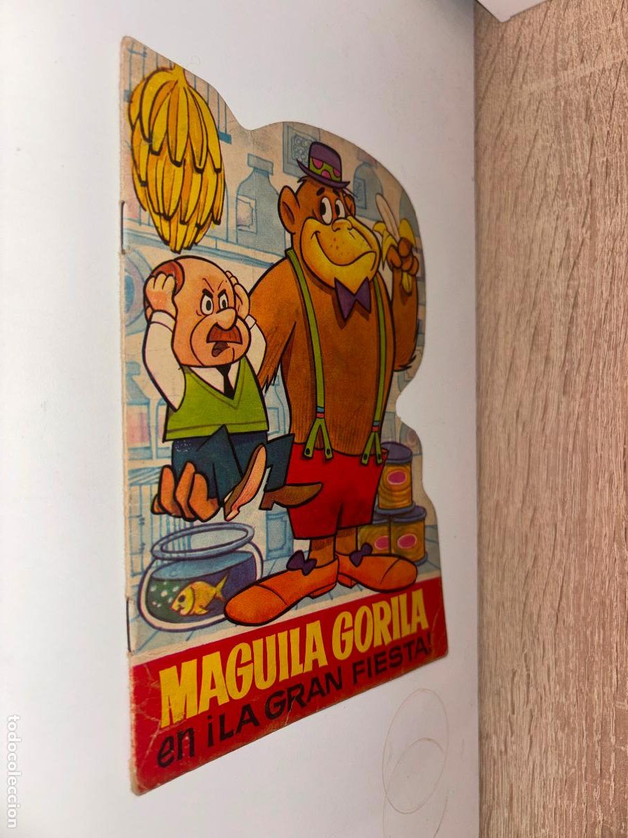 Libros de segunda mano: HANNA BARBERA. 1967. CUENTO TROQUELADO. MAGUILA GORILA EN &iexcl;LA GRAN FIESTA!. N&ordm; 51