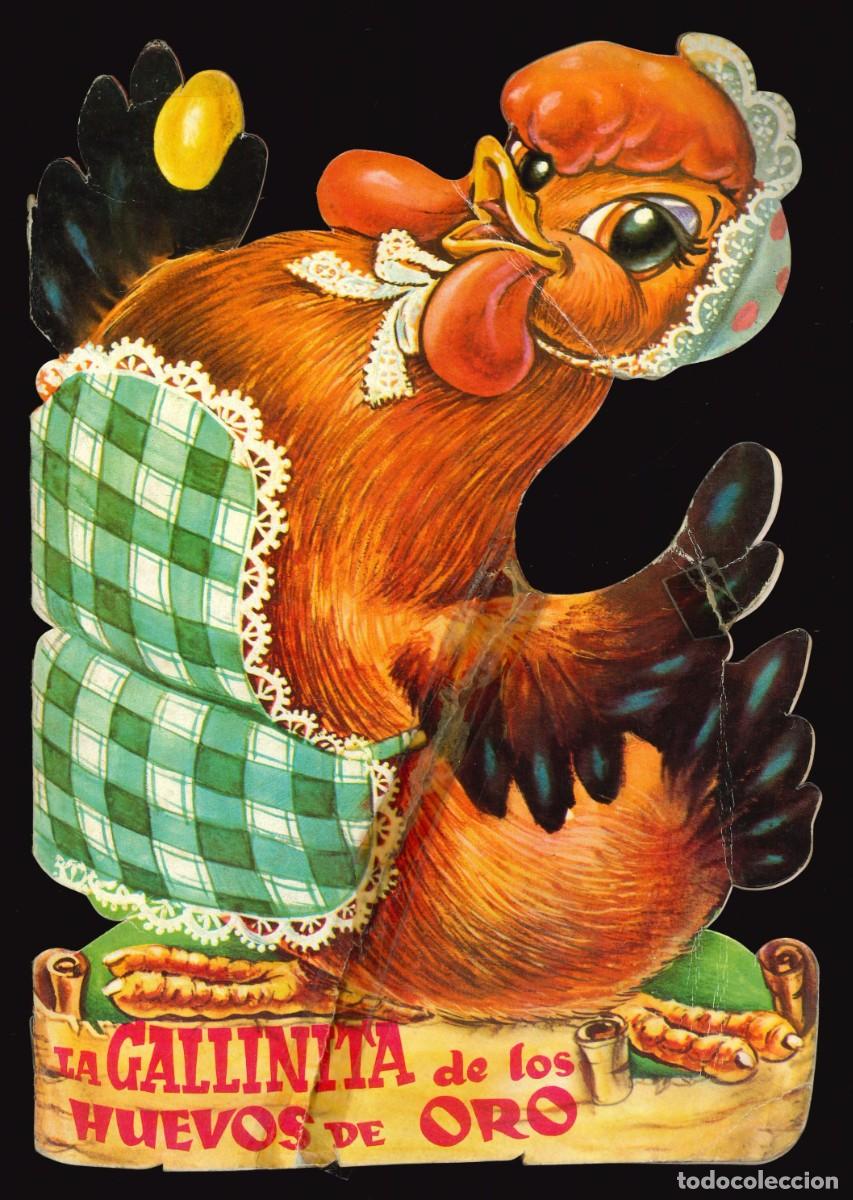 Libros de segunda mano: CUENTO TROQUELADO - A. SALDA&Ntilde;A / N&Uacute;MERO 7 (LA GALLINITA DE LOS HUEVOS DE ORO)