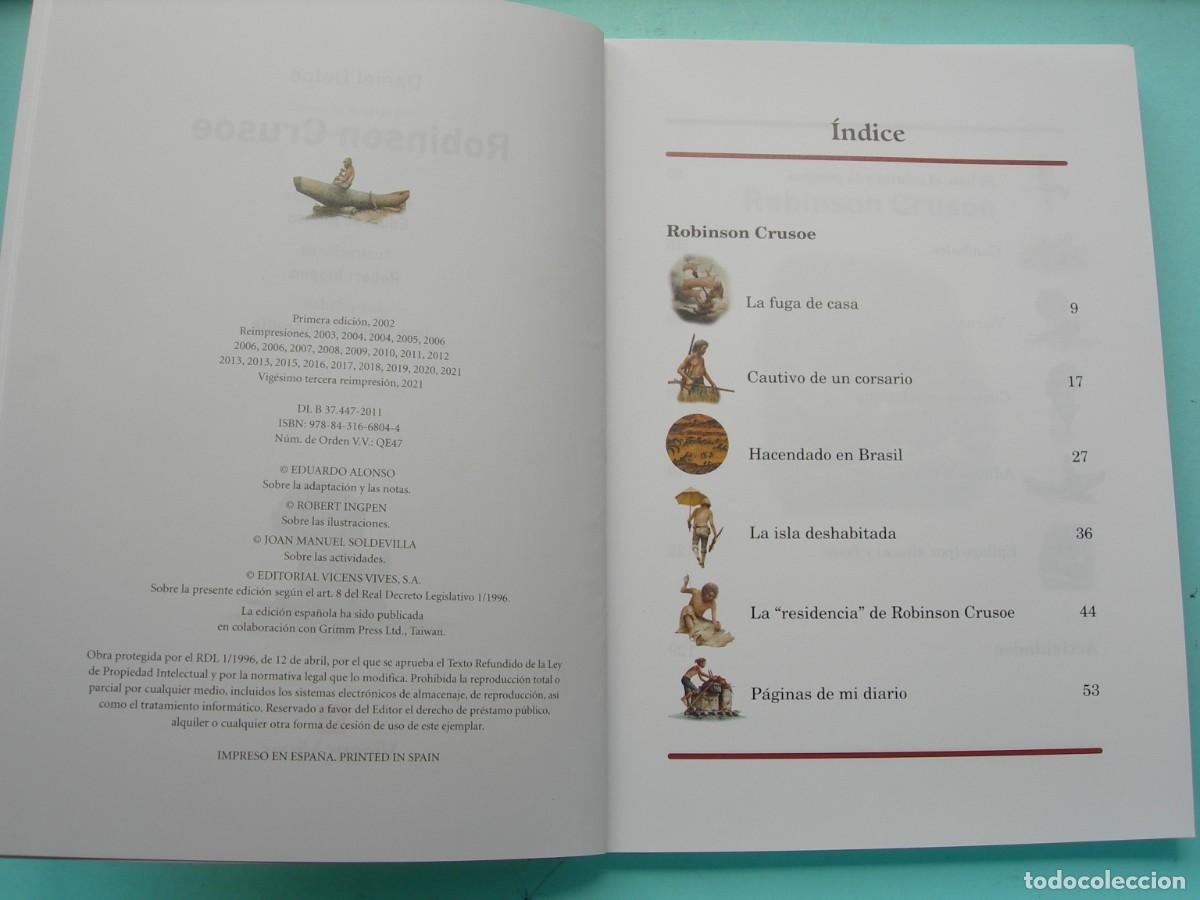 Libros de segunda mano: ROBINSON CRUSOE / DANIEL DEFOE / CUENTOS / NUEVO - Foto 3