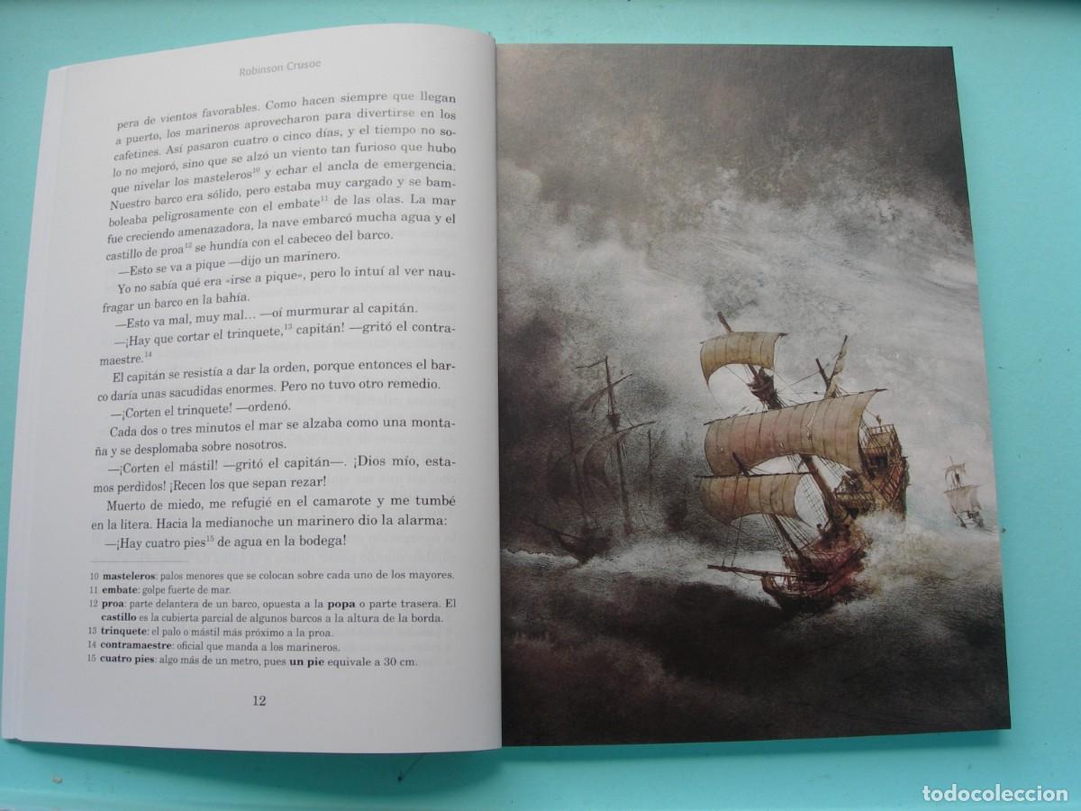 Libros de segunda mano: ROBINSON CRUSOE / DANIEL DEFOE / CUENTOS / NUEVO - Foto 4