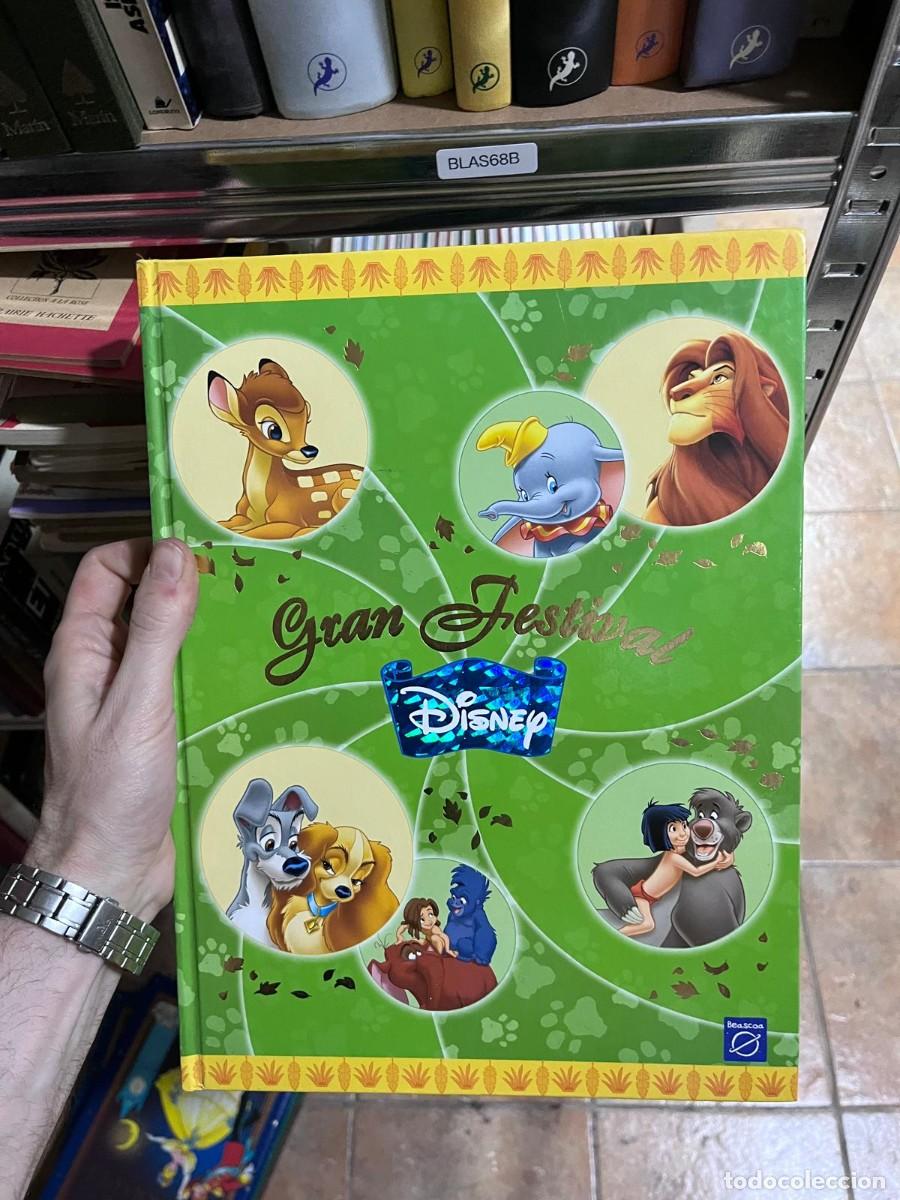Libros de segunda mano: BLAS68B GRAN FESTIVAL DISNEY. LIBRO ILUSTRADO EN GRAN FORMATO CON CUENTOS. REY LEON BAMBI DUMBO