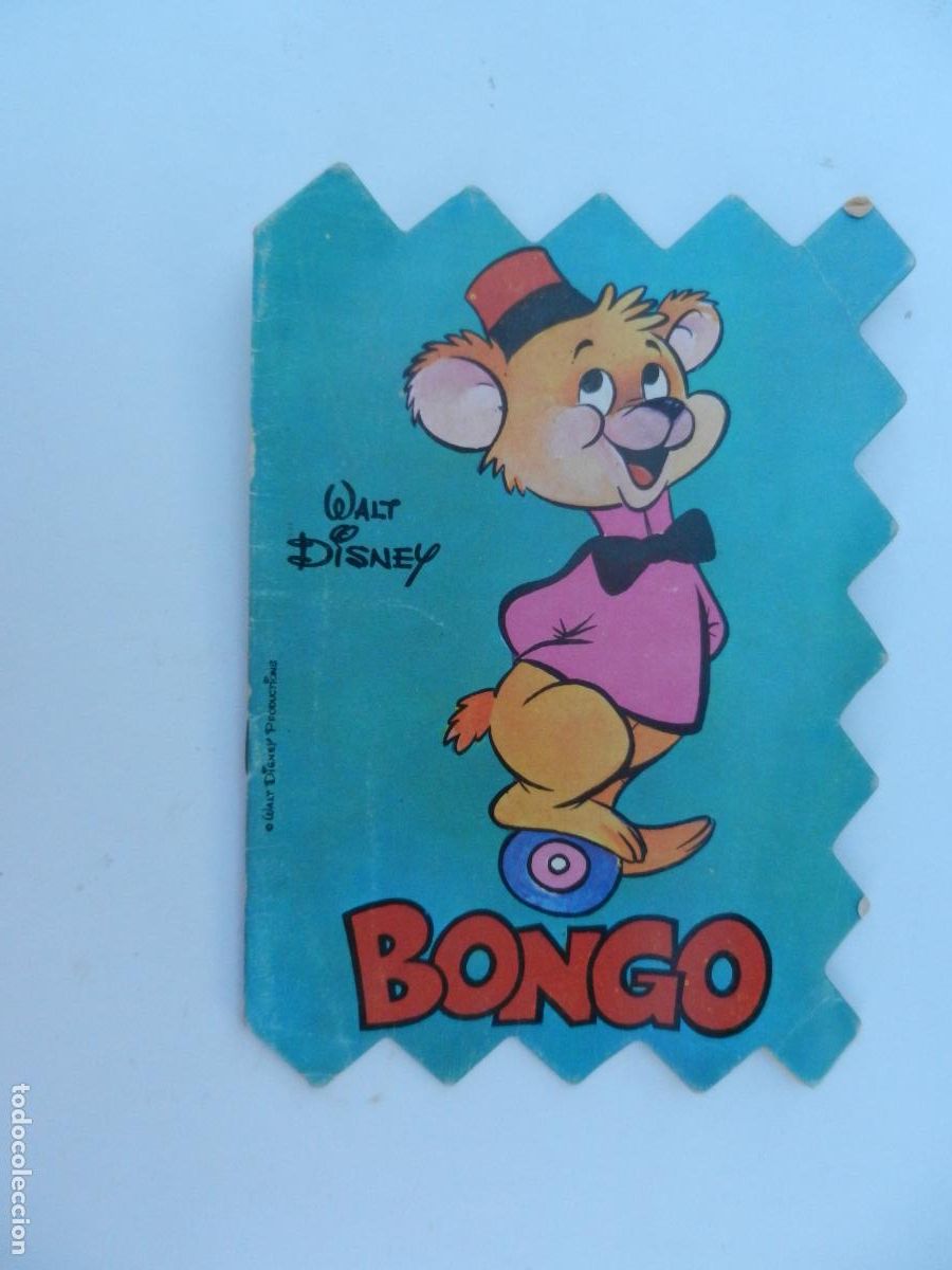 Libros de segunda mano: BONGO - CUENTO TROQUELADO WALT DISNEY 1973.