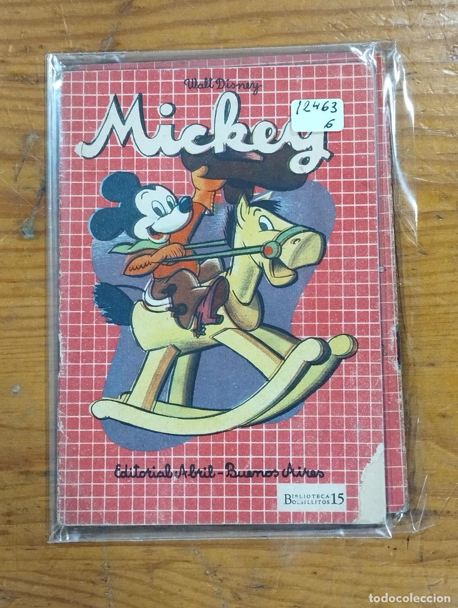 Libros de segunda mano: BIBLIOTECA BOLSILLITOS N&ordm; 21 DUMBO Y N&ordm; 15 MICKEY. Ed. Abril