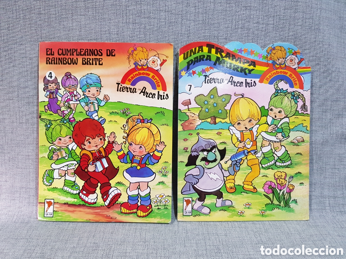 Libros de segunda mano: RAINBOW BRITE N⁰4 Y N⁰7 PUBLICACIONES GAMA. A&Ntilde;O 1986