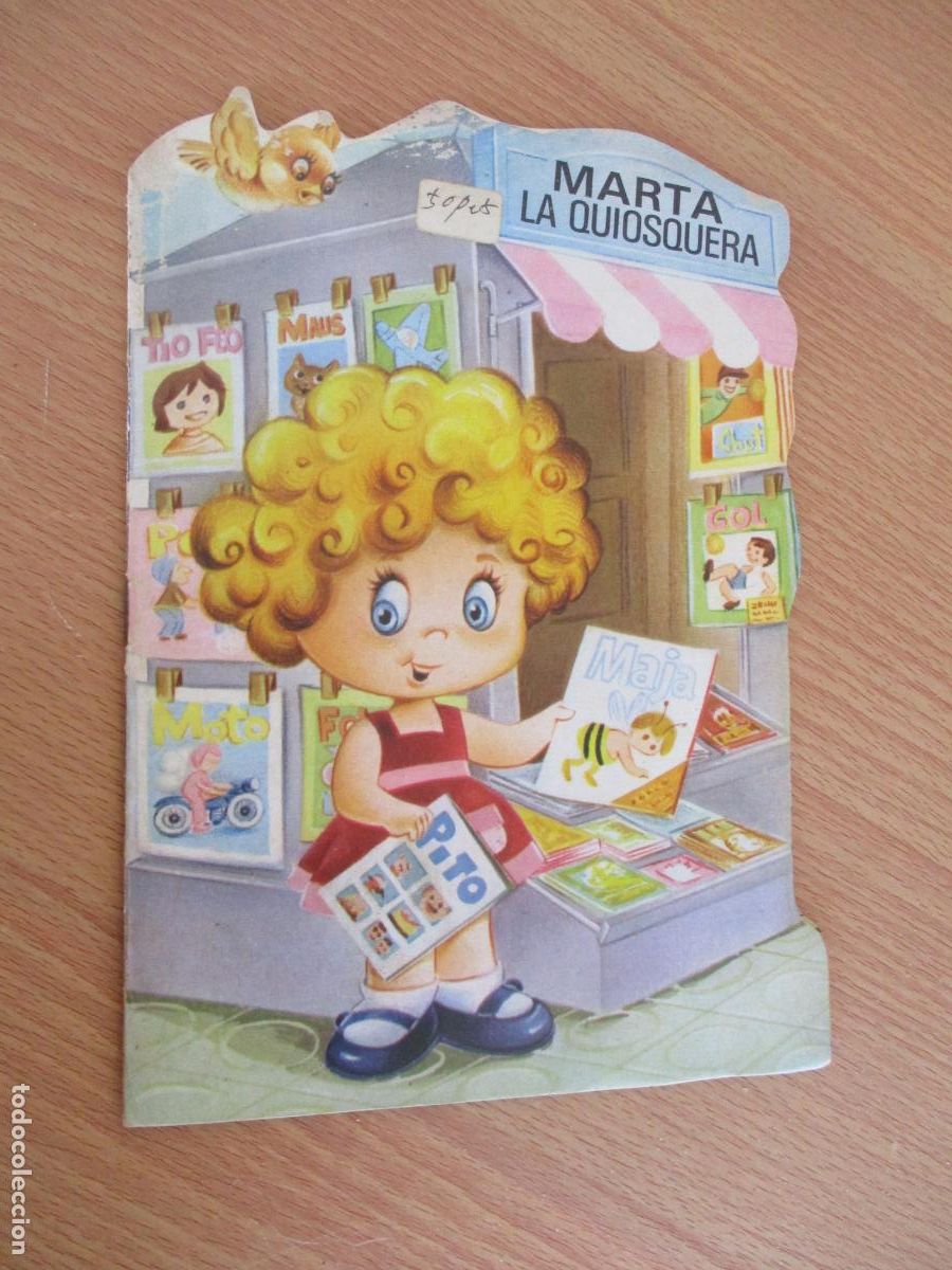 Libros de segunda mano: TROQUELADOS MIS TIENDAS, N&ordm;. 8- MARTA LA QUIOSQUERA-BRUGUERA- 1&ordf;., EDC., 1983