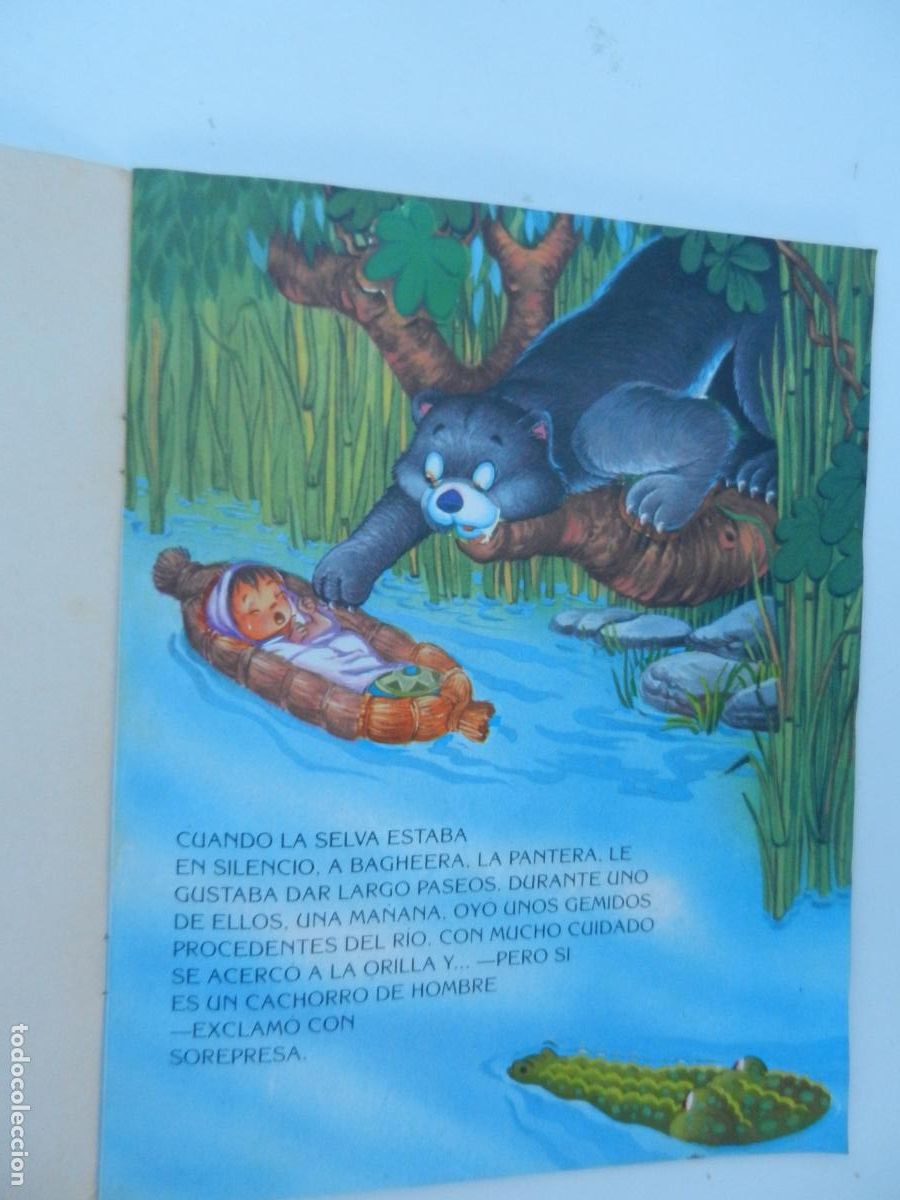 Libros de segunda mano: EL LIBRO DE LA SELVA - PEGACUENTOS - SERVILIBRO EDICIONES. - Foto 2