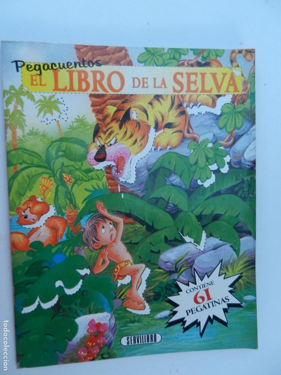 Libros de segunda mano: EL LIBRO DE LA SELVA - PEGACUENTOS - SERVILIBRO EDICIONES.