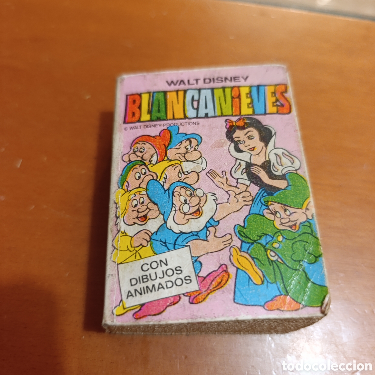 Libros de segunda mano: Minilibro ilustrado &rdquo;Blancanieves y los siete enanitos&rdquo;, publicado por Bruguera,1988.