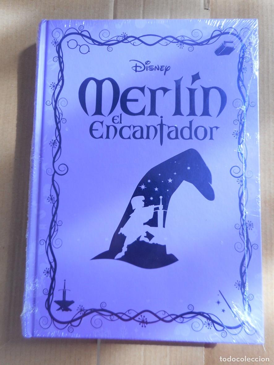 Libros de segunda mano: NOVELAS INOLVIDABLES DISNEY N&ordm;58 MERL&Iacute;N EL ENCANTADOR (SALVAT-2015) -PRECINTADO POR ESTRENAR-