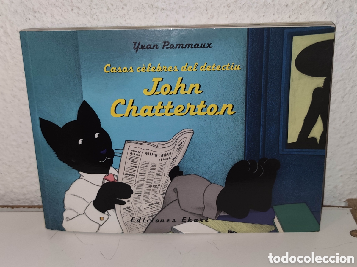 Libros de segunda mano: Cuento, libro ilustrado - John Chatterton, casos celebres... - Yvan Pommaux - Con dibujo del autor
