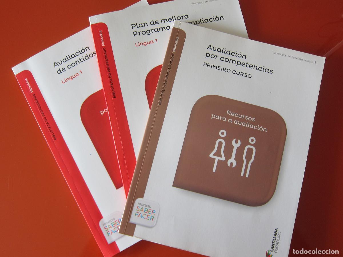 Libros de segunda mano: PACK AVALIACION POR COMPETENCIAS, AVALIACION POR CONTIDOS, PLAN DE MELLORA (SANTILLANA) 3 INFANTIL L