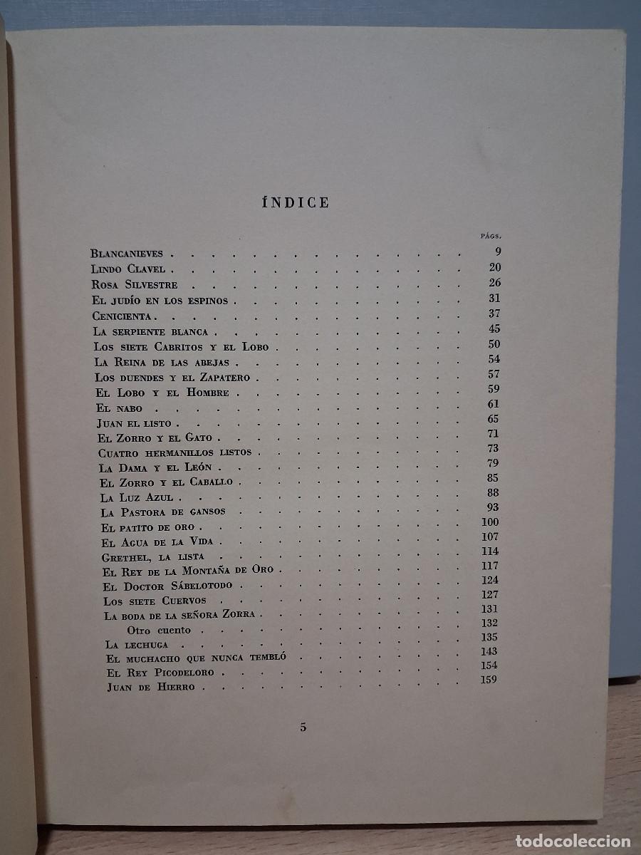 Libros de segunda mano: Cuentos de Grimm - ilustra Arthur Rackham - Juventud, 1955 - Foto 6