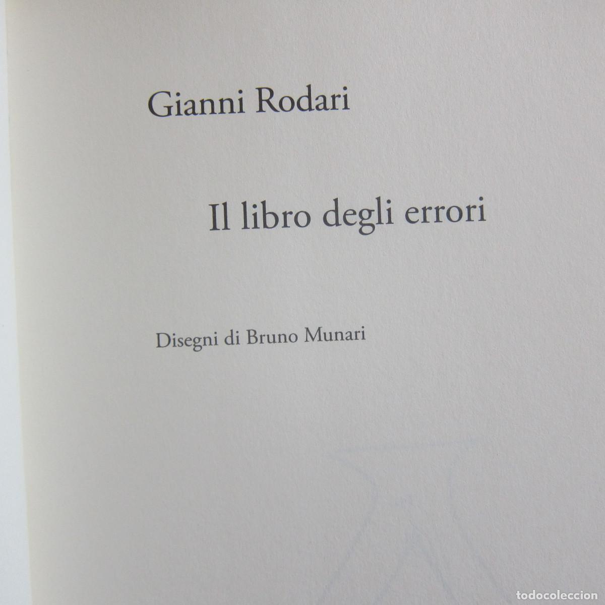 Libros de segunda mano: IL LIBRO DEGLI ERRORI - GIANNI RODARI (EINAUDI) INFANTIL IDIOMAS - Foto 10