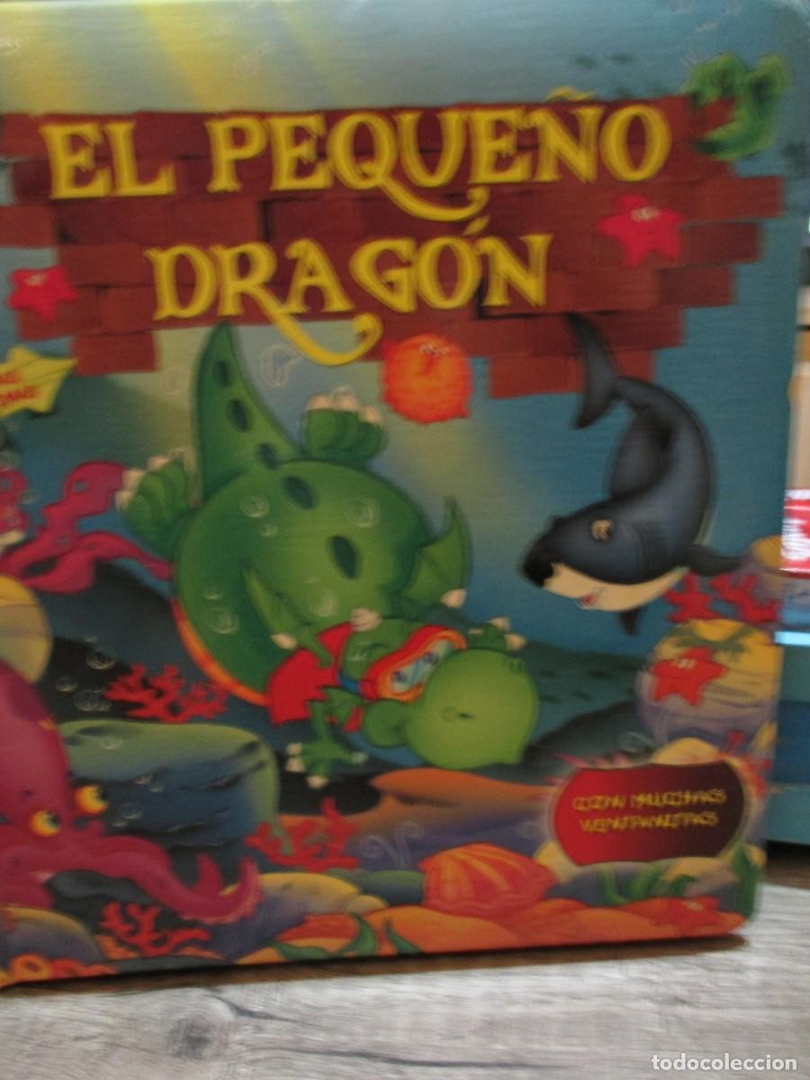 Libros de segunda mano: 297- Libro Infantil &rdquo;El Peque&ntilde;o Drag&oacute;n&rdquo; &ndash; Con Ventanitas (Estado Impecable Interior) - Foto 1