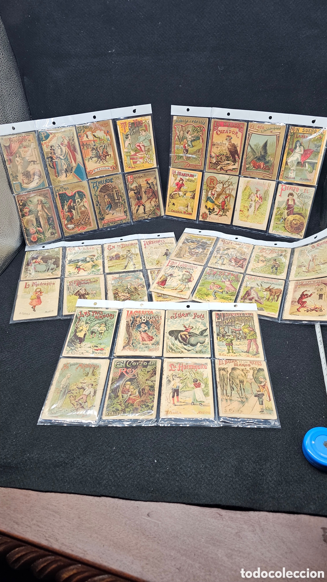 Libros de segunda mano: Antigua colecci&oacute;n de cuentos miniatura de ( S. CALLEJA Madrid )