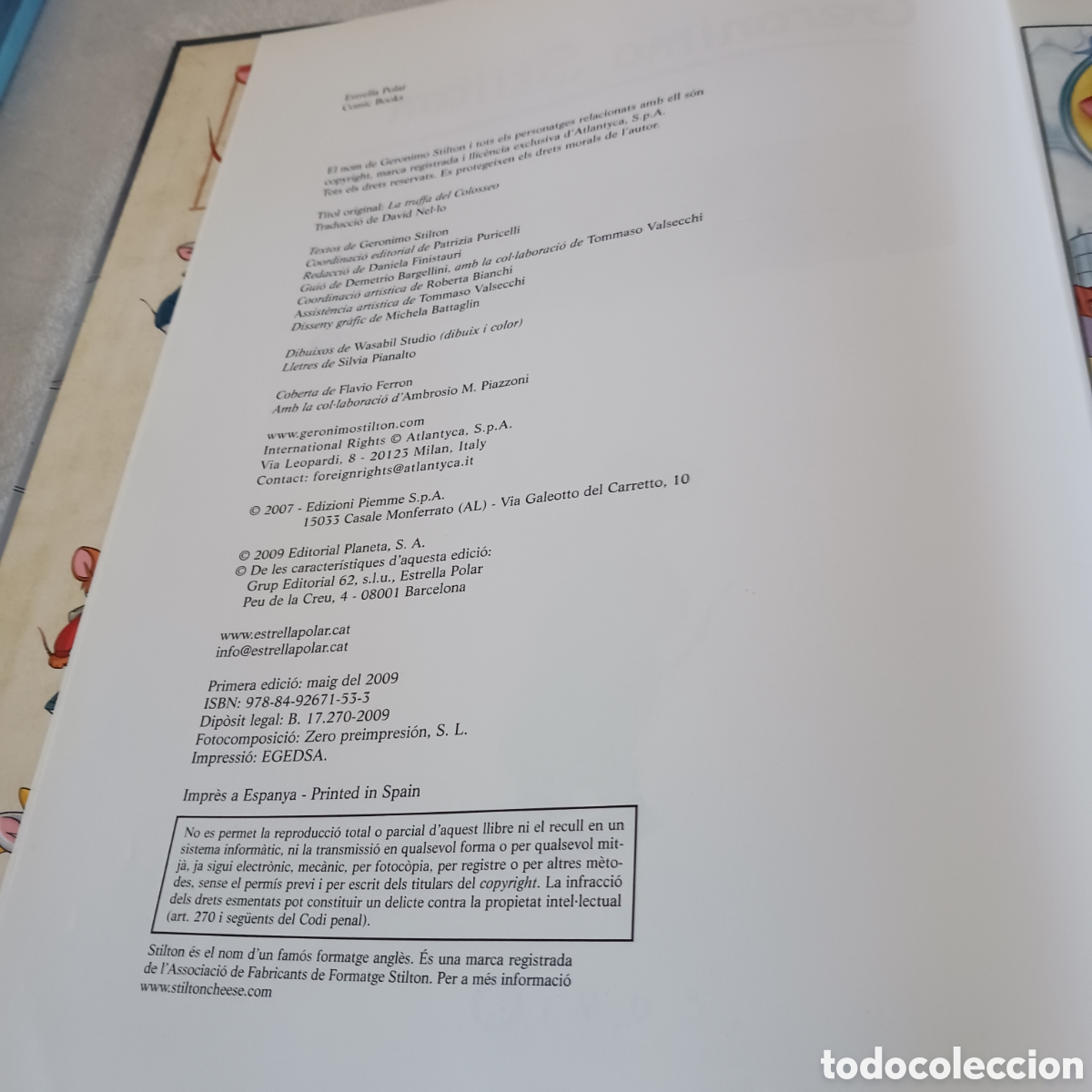 Libros de segunda mano: Estafa al Colosseu de Geronimo Stilton - Foto 5