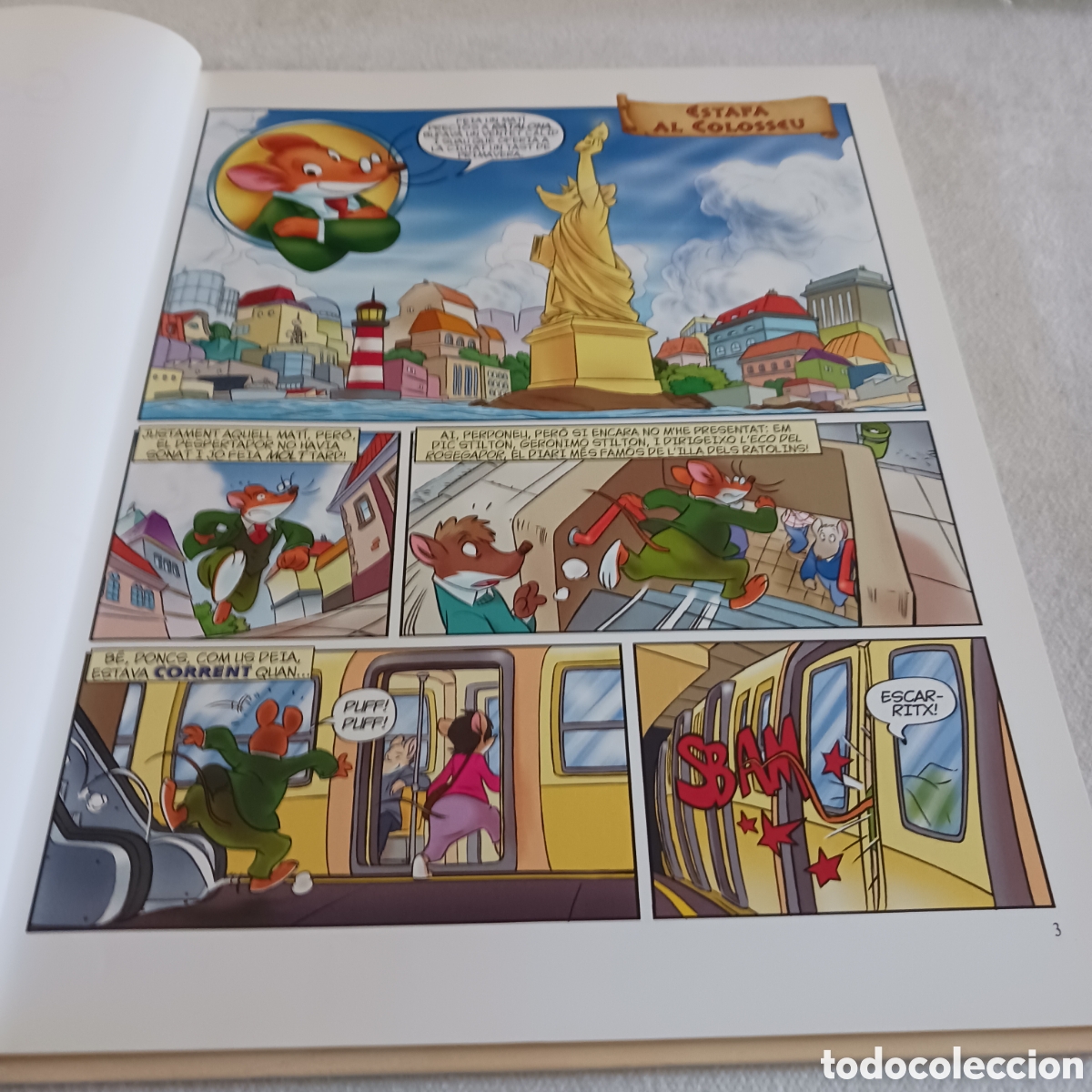 Libros de segunda mano: Estafa al Colosseu de Geronimo Stilton - Foto 6