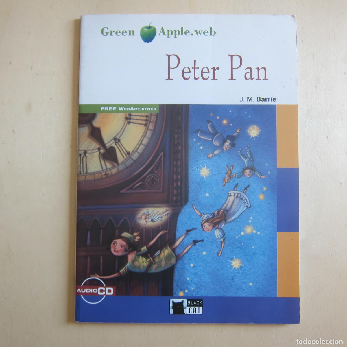 Libros de segunda mano: PETER PAN -J. M. BARRIE (GREENAPPLE.NET/BLACK CAT) IDIOMAS - Foto 1