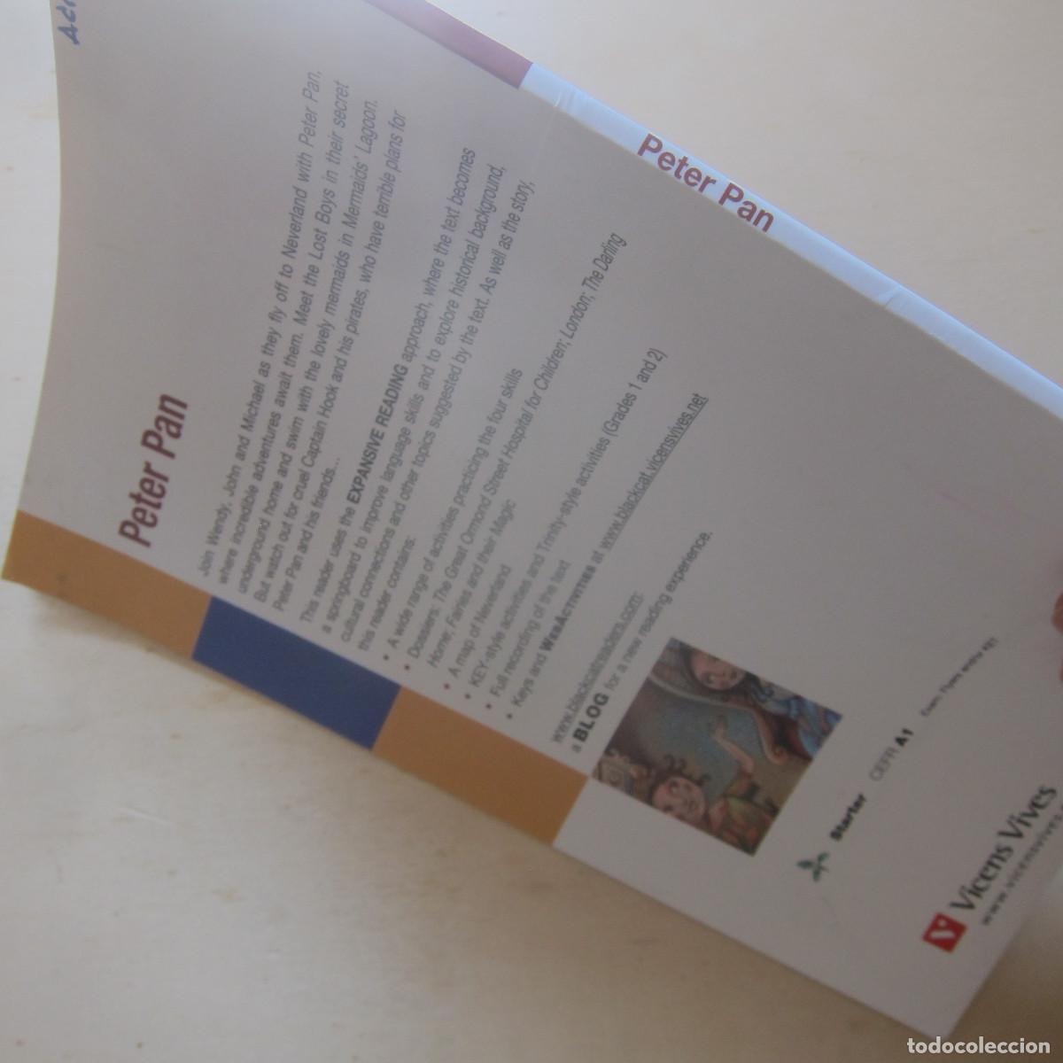 Libros de segunda mano: PETER PAN -J. M. BARRIE (GREENAPPLE.NET/BLACK CAT) IDIOMAS - Foto 2
