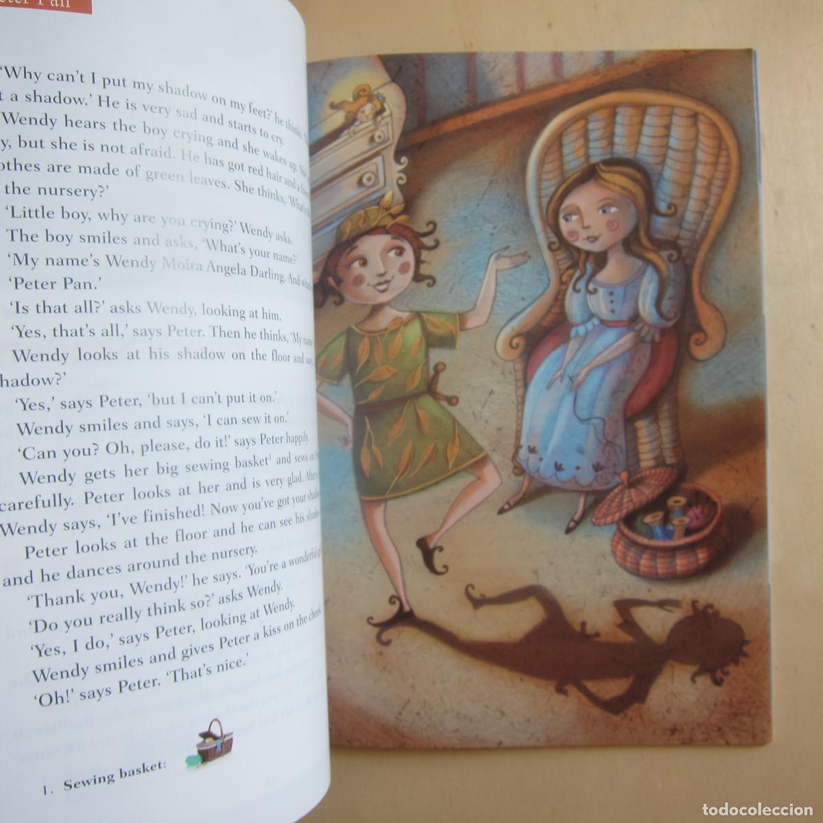 Libros de segunda mano: PETER PAN -J. M. BARRIE (GREENAPPLE.NET/BLACK CAT) IDIOMAS - Foto 5