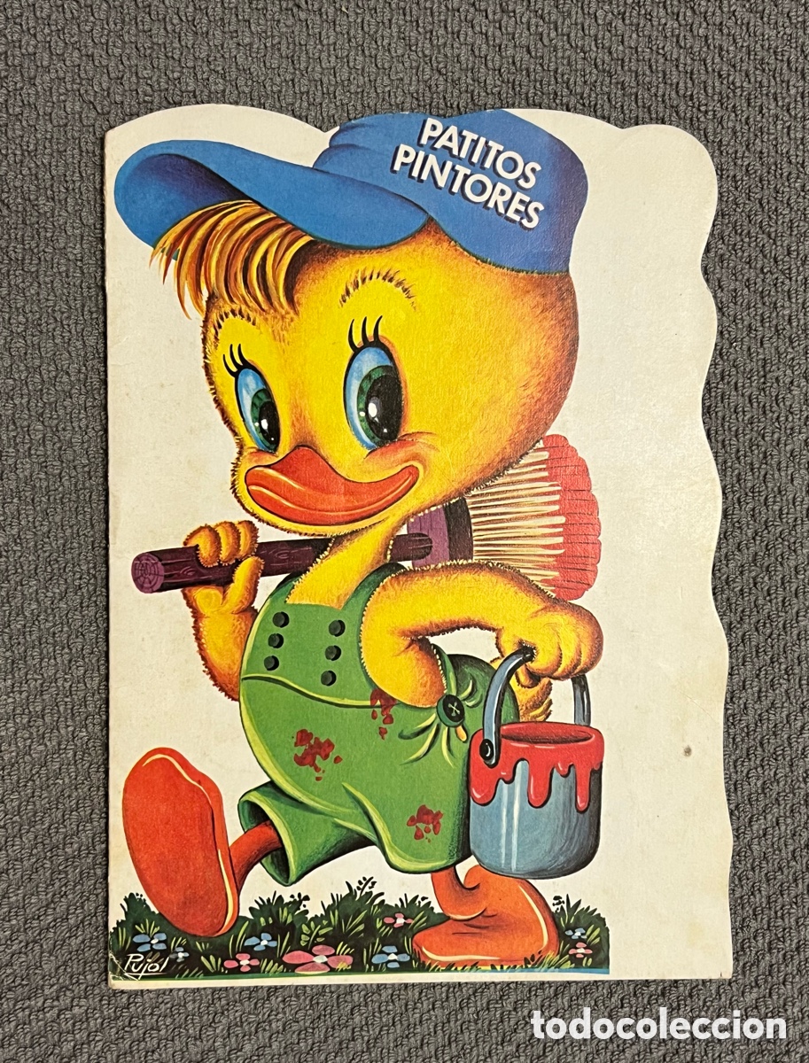 Libros de segunda mano: Patitos pintores.. vilmar ediciones. Cuentos troquelados No.156 (a.1987)