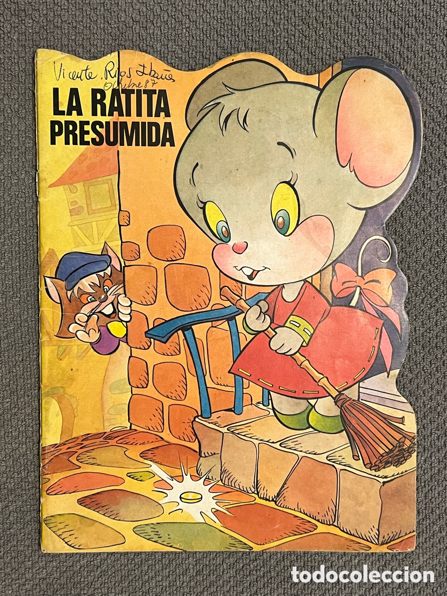 Libros de segunda mano: LA RATITA PRESUMIDA. Cuentos troquelados Bruguera No.12.. nombre anterior propietario