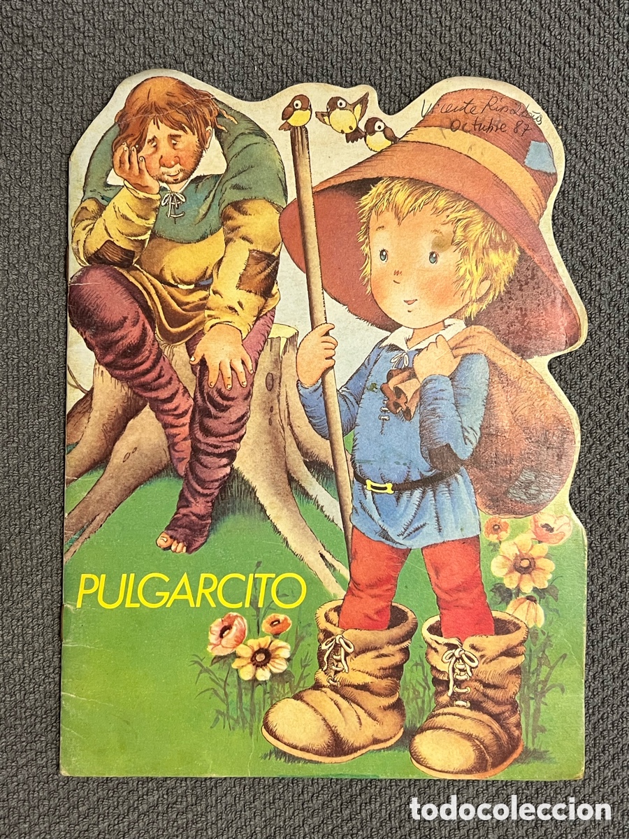 Libros de segunda mano: PULGARCITO. Cuentos troquelados Bruguera No.4&hellip; nombre anterior propietario