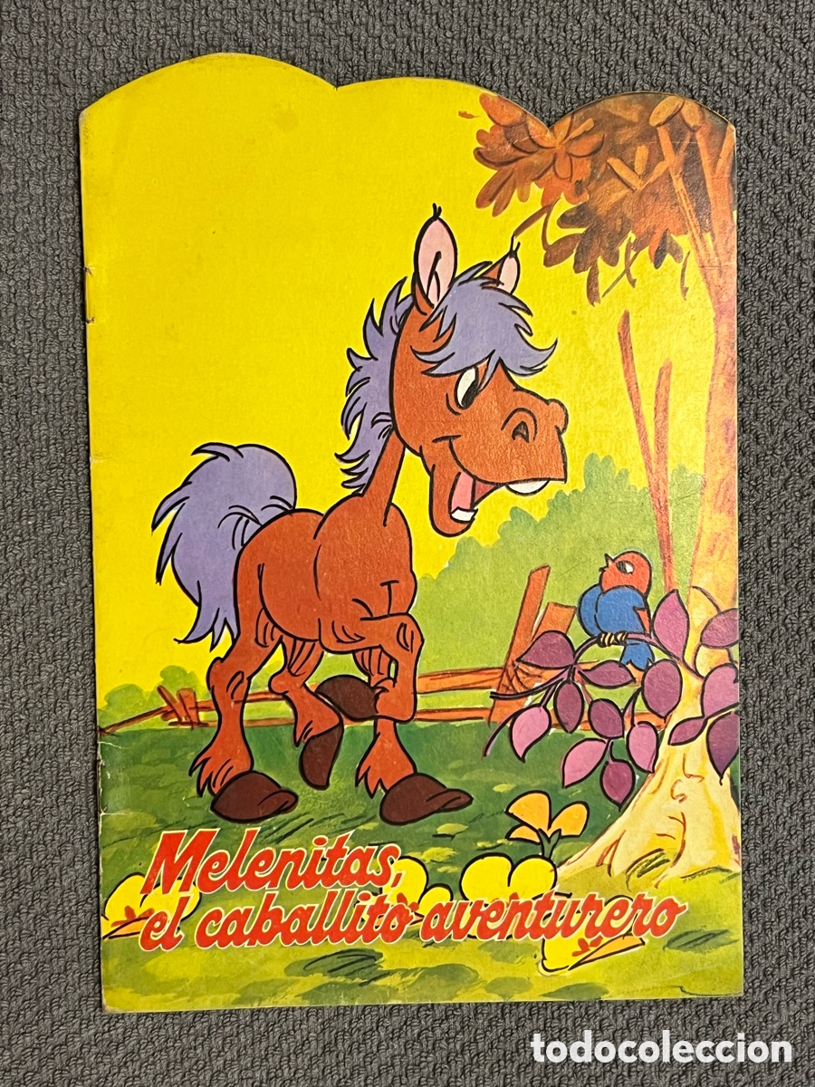 Libros de segunda mano: Melenitas, el caballito.. Coleccion troquelados Fa. N&ordm; 46. Edic. Alonso. Nombre anterior propietario