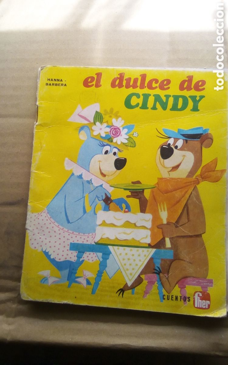 Libros de segunda mano: Cuento El dulce de Cindy. Oso Yogui. Hanna-Barbera. Cuentos Fher, n&deg; 8. Con se&ntilde;ales de uso.