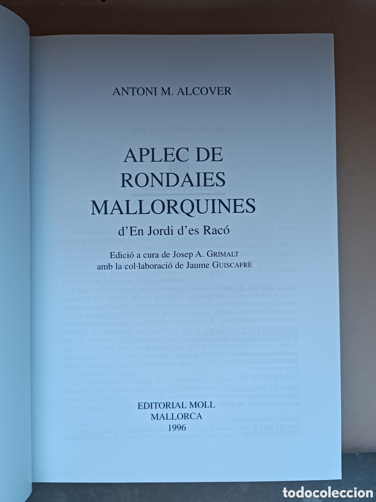 Libros de segunda mano: Aplec de Rondaies Mallorquines - Foto 2
