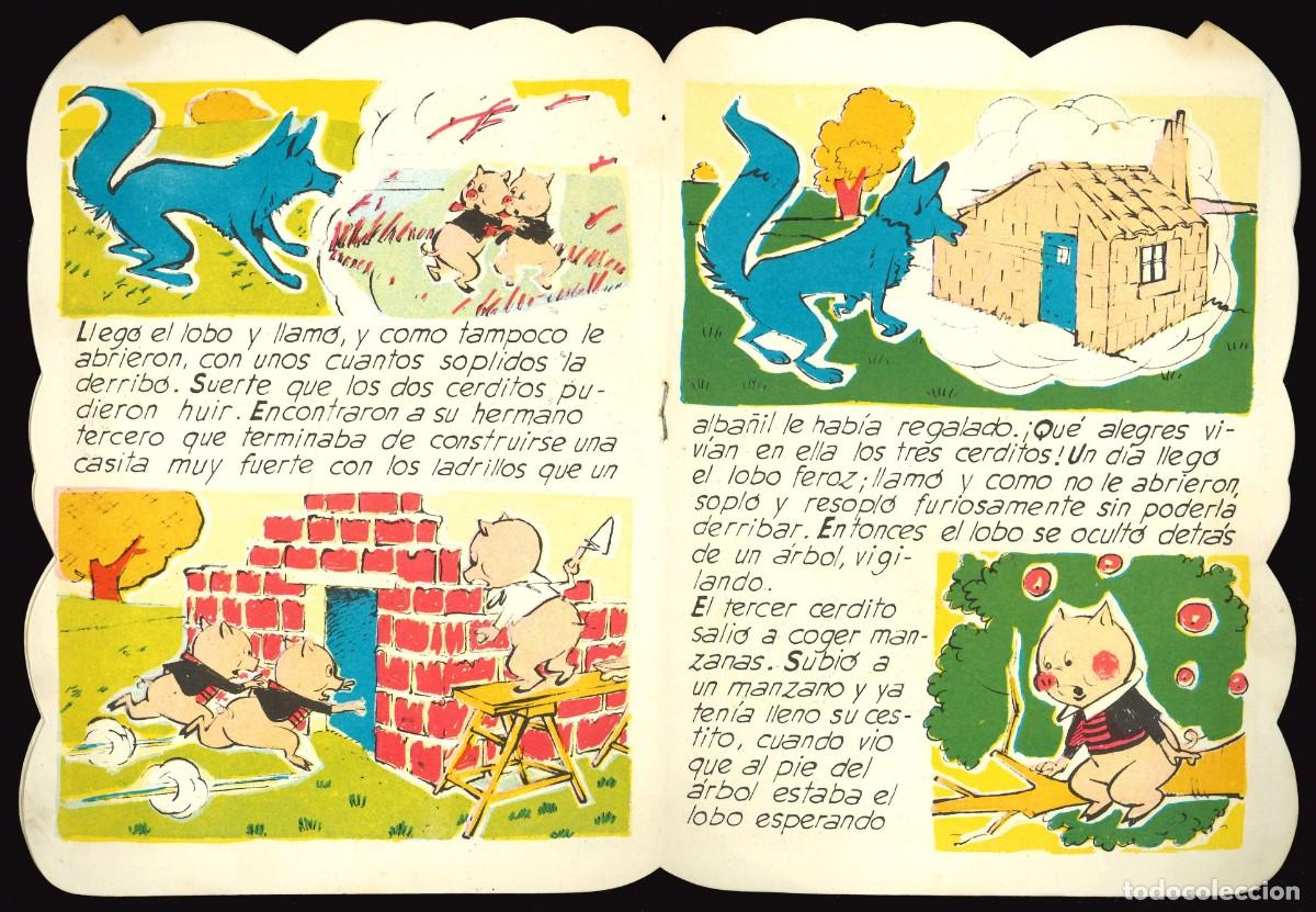Libros de segunda mano: CUENTO TROQUELADO - EDICIONES REDECILLA / LOS TRES CERDITOS - Foto 3
