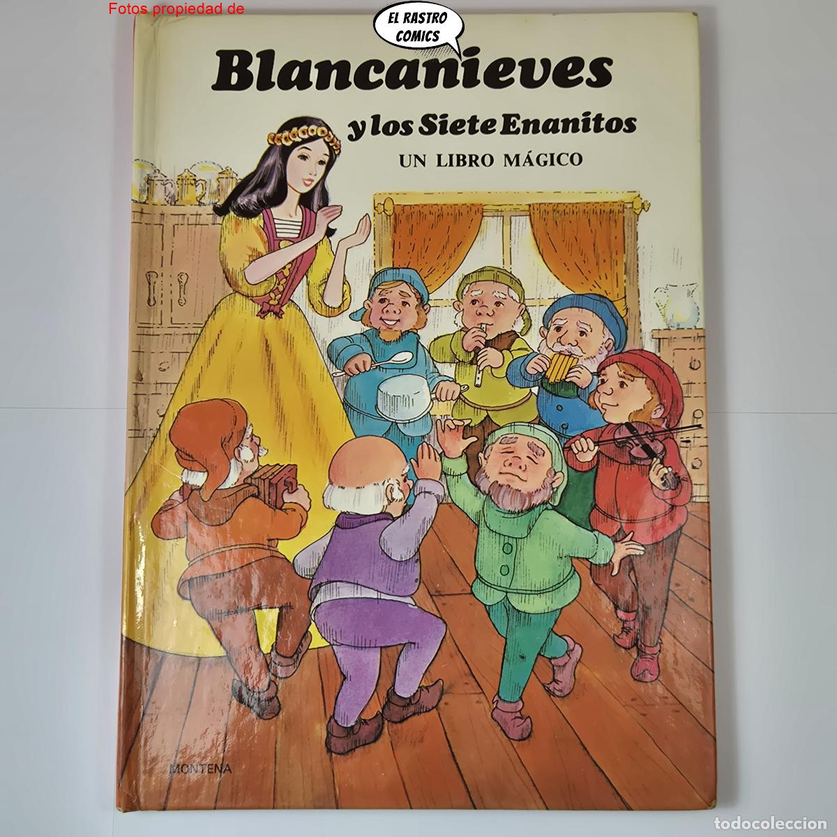 Libros de segunda mano: Blancanieves y los siete 7 enanitos, Un libro m&aacute;gico, ed Montena, pop up, dioramas, sorpresas