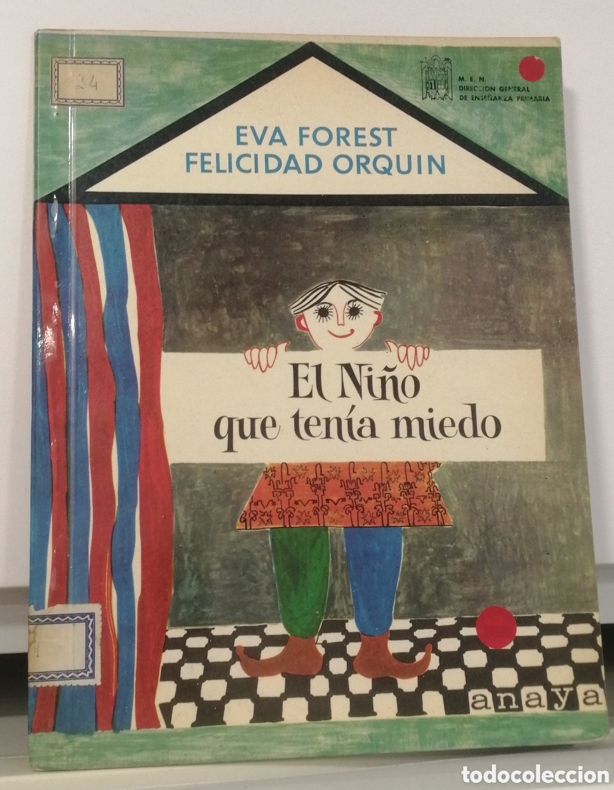 Libros de segunda mano: El ni&ntilde;o que ten&iacute;a miedo Anaya 1964