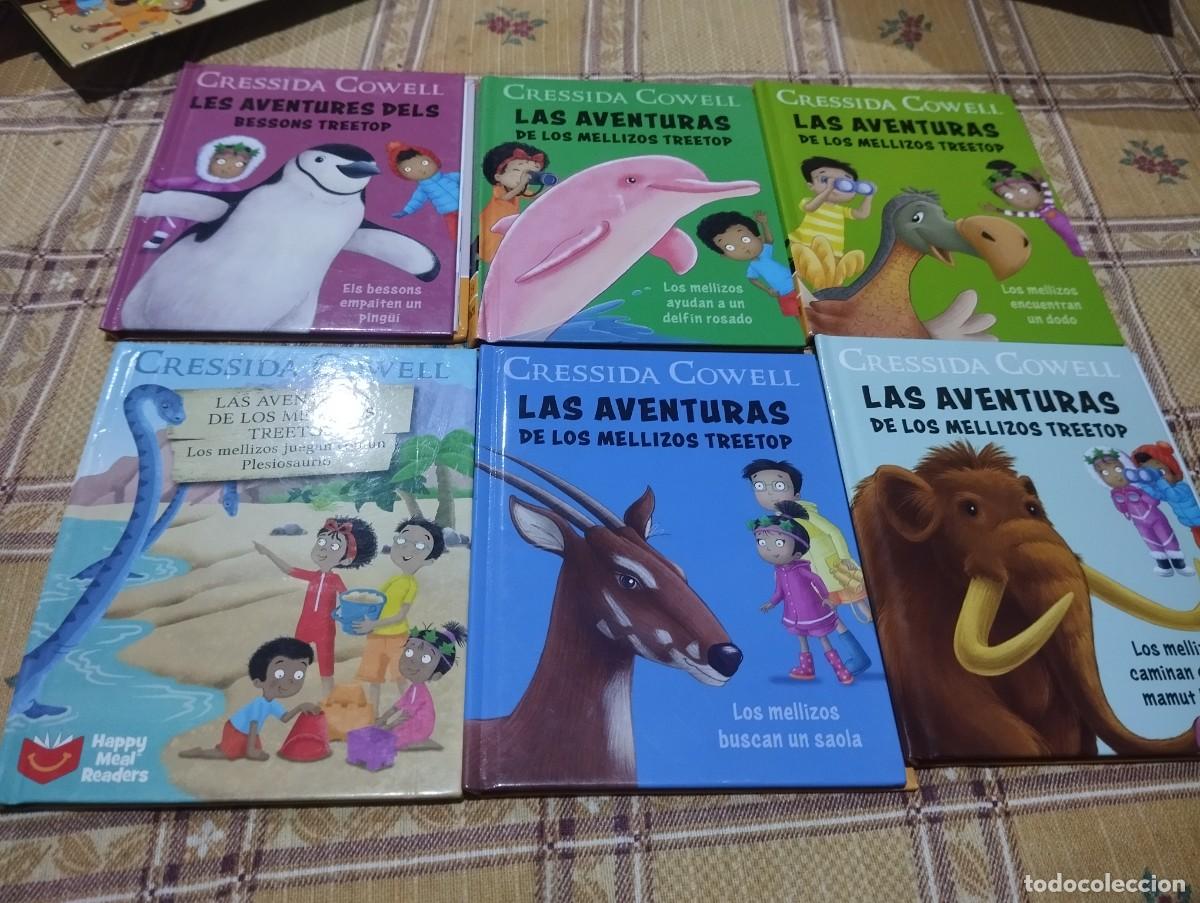 Libros de segunda mano: Lote Las Aventuras de los Mellizos Treetop, por Cressida Cowell (Hodder/Happy Meal). McDonald's.