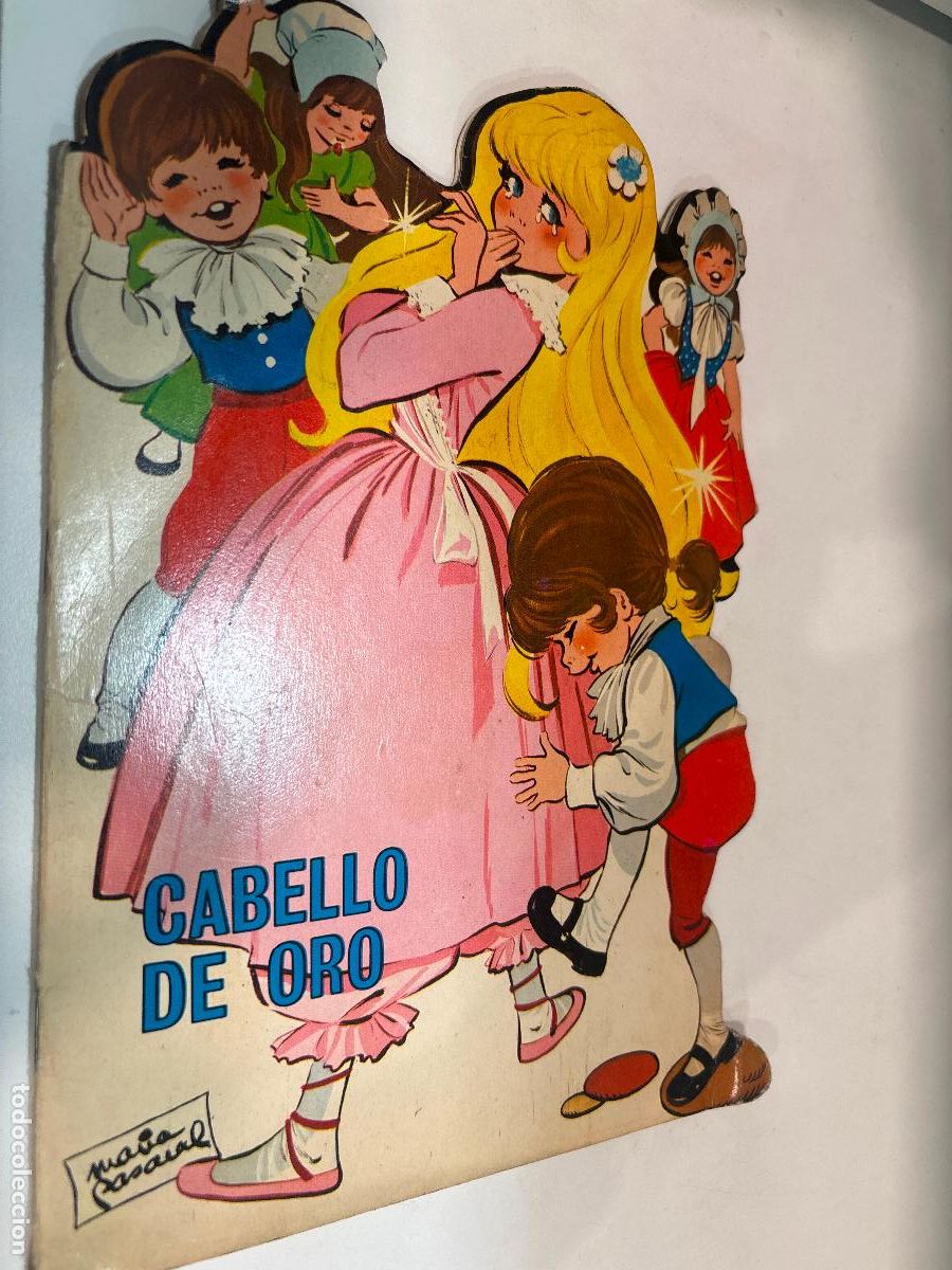 Libros de segunda mano: Cabello de oro Cuentos clasicos troquelados Toray ilustracion: Maria Pascual 1970
