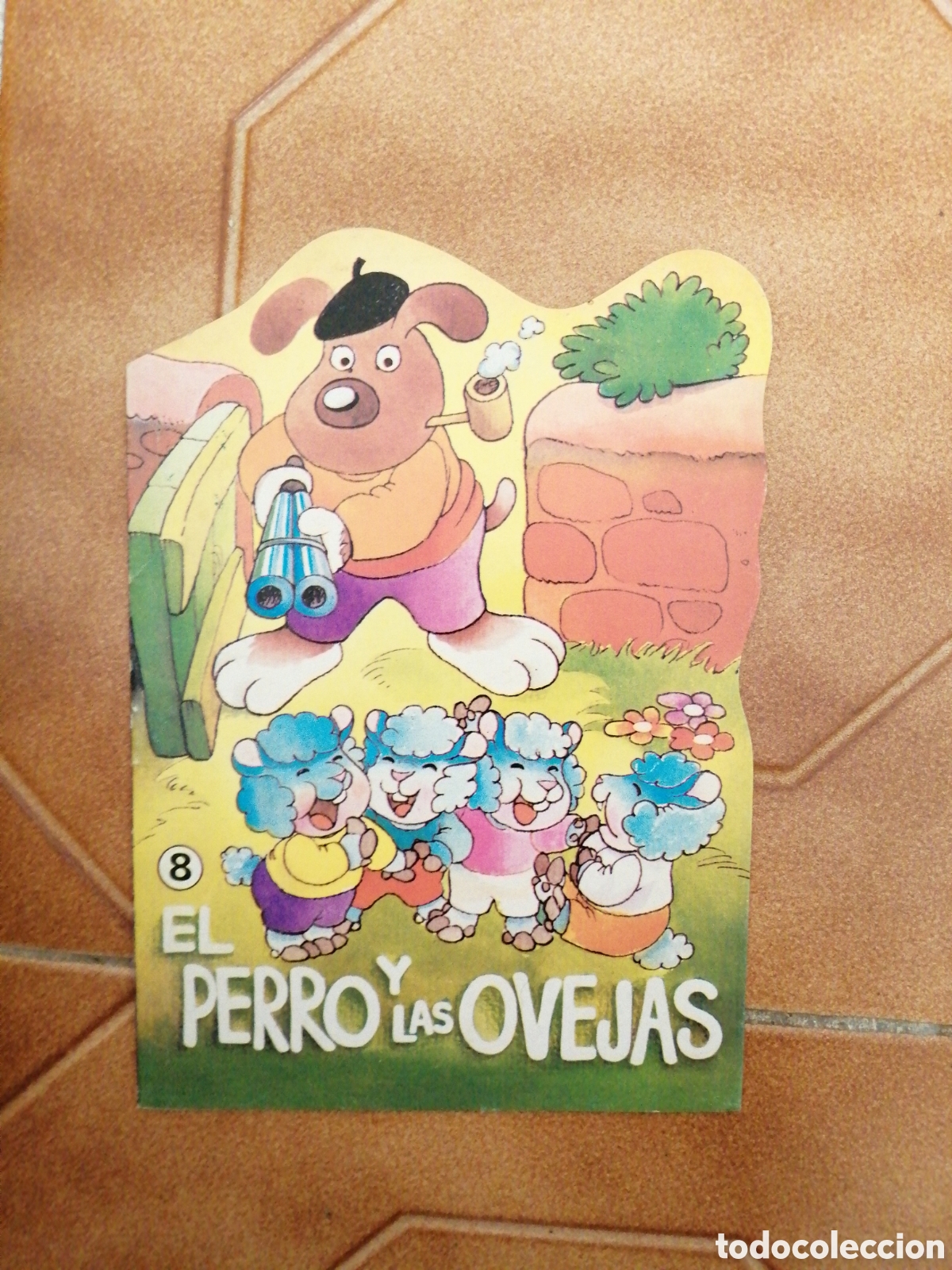 Libros de segunda mano: Cuento troquelado EL PERRO Y LAS OVEJAS - dibujado por JAN - 2a ed. 1979 BRUGUERA autor SUPER LOPEZ