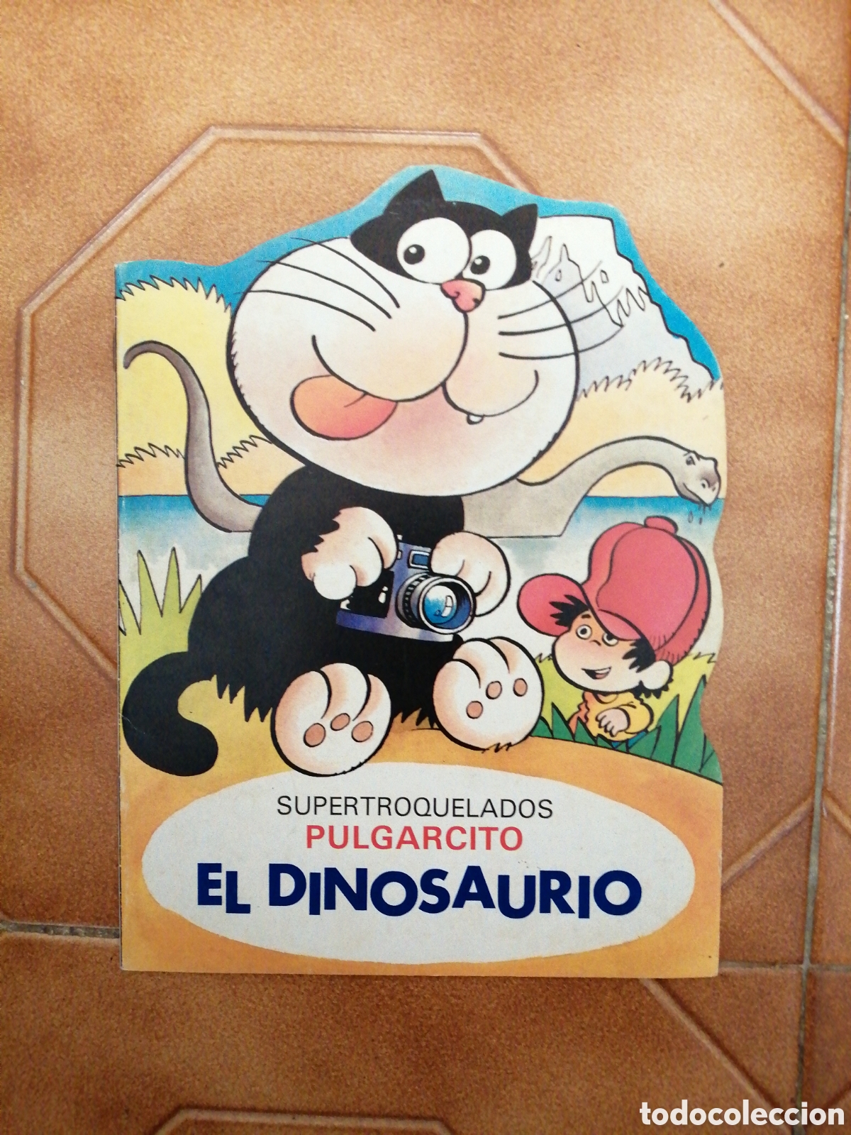 Libros de segunda mano: SUPERTROQUELADOS Pulgarcito EL DINORAURIO -dibujado por JAN- 1a ed. 1982 BRUGUERA autor SUPER LOPEZ