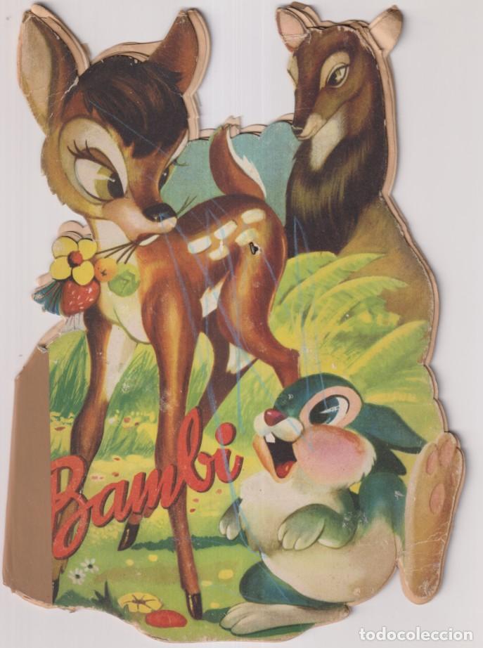 Libros de segunda mano: Bambi. Bambi Troquelado (24x17 cm.) de la pel&iacute;cula de Walt Disney. 1&ordf; edici&oacute;n Vilcar