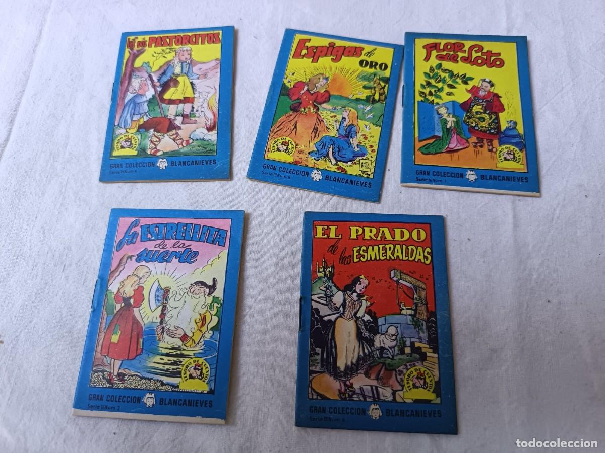 Libros de segunda mano: Lote de 5 antiguos Cuentos, Gran Colecci&oacute;n Blancanieves, varios n&uacute;meros y series