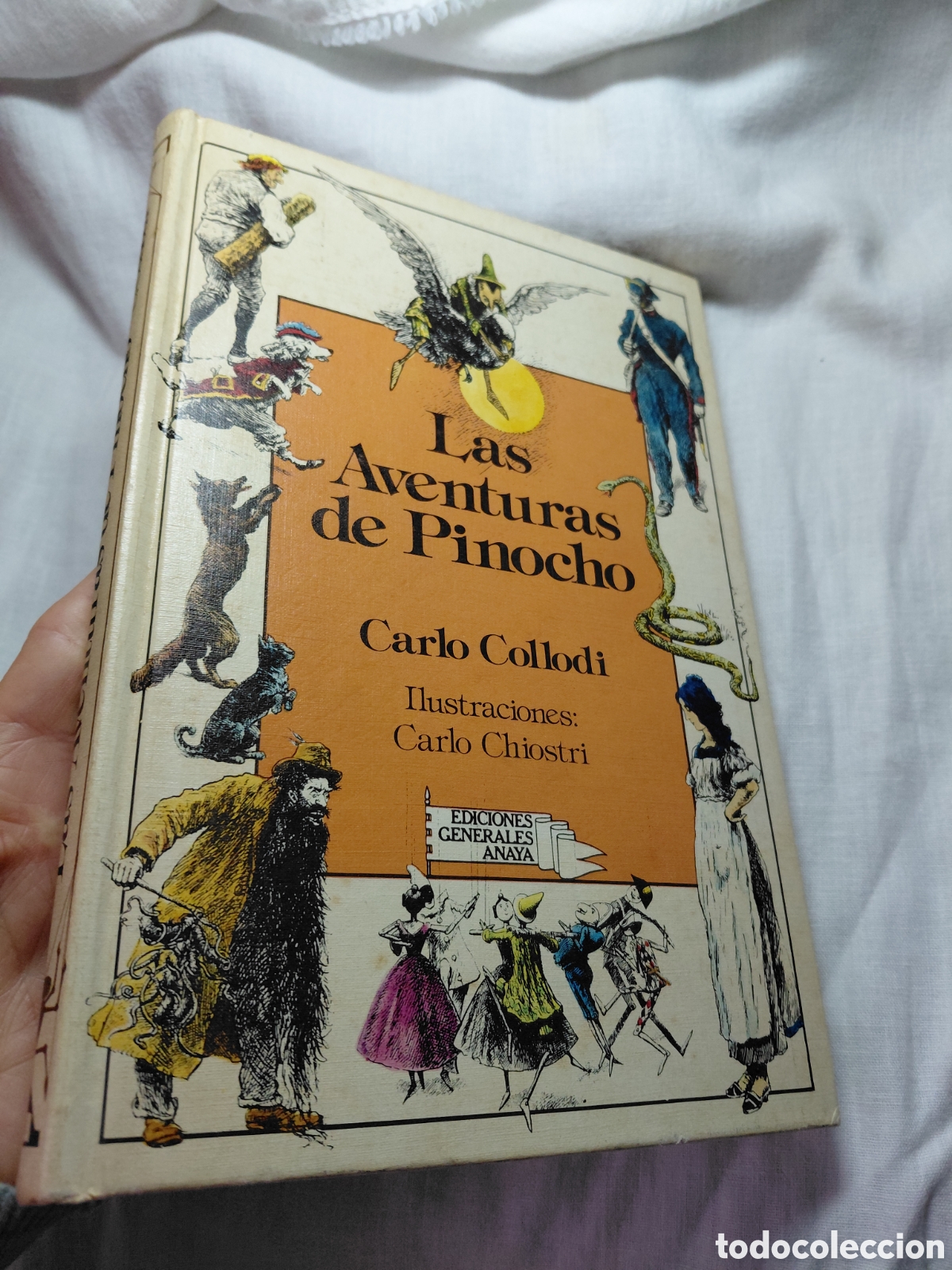 Libros de segunda mano: LAS AVENTURAS DE PINOCHO.CARLO COLLODI.ILUSTRACIONES CARLO CHIOSTRI.ANAYA 1983.-1&ordf; EDICION