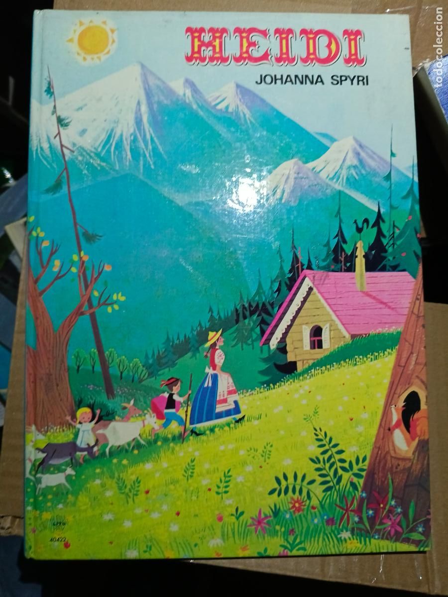 Libros de segunda mano: Heidi (Johanna Spyri) LITO Ed. Sin fecha. 33 x 23,5cm. Ilustraciones de Hutchings