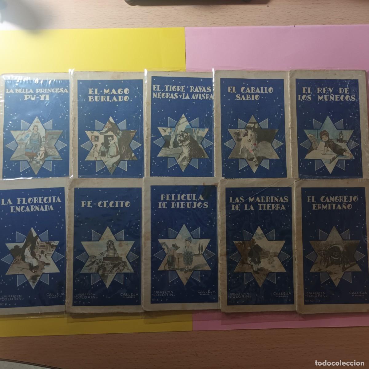 Libros de segunda mano: Cuentos de Calleja Serie Color&iacute;n Azul Completa Lote C - 164