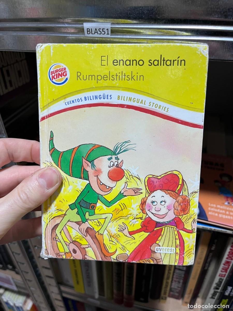 Libros de segunda mano: BLAS51 + El enano saltar&iacute;n (Rumpelstiltskin) + cuento biling&uuml;e + Everest / Burger King