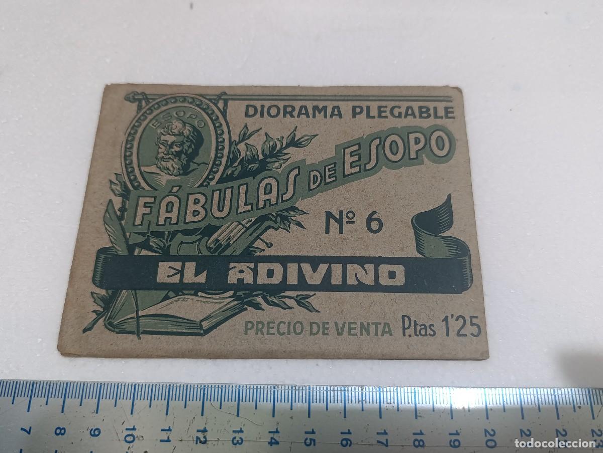 Libros de segunda mano: DIORAMA DESPLEGABLE - N&ordm; 6 - FABULAS DE ESOPO EDICCIONES BARSAL - BARCELONA - A&Ntilde;OS 40