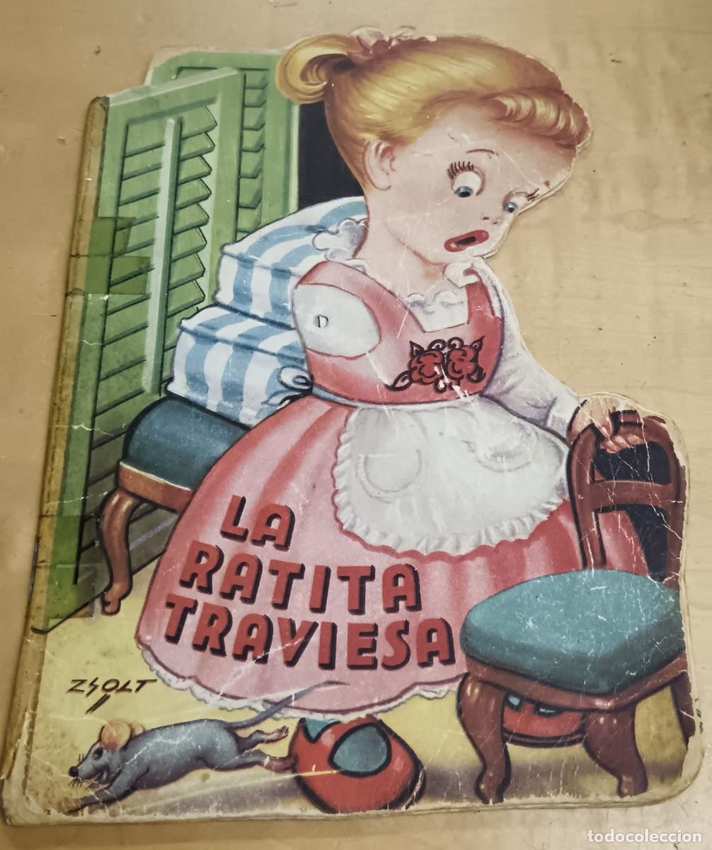 Libros de segunda mano: CUENTO TROQUELADO LA RATITA TRAVIESA TEXTO SALVADOR BONAVIA ILUSTRA ZSOLT COLECCI&Oacute;N MOVI VILELLA