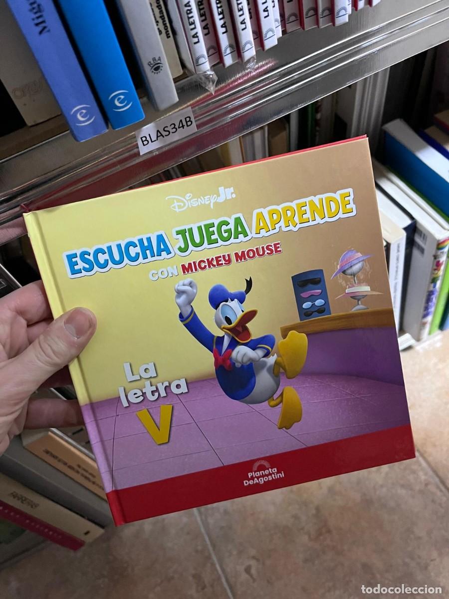 Libros de segunda mano: BLAS34B &ndash; Escucha Juega Aprende con Mickey Mouse: La letra V &ndash; Disney Jr. &ndash; Planeta DeAgostini
