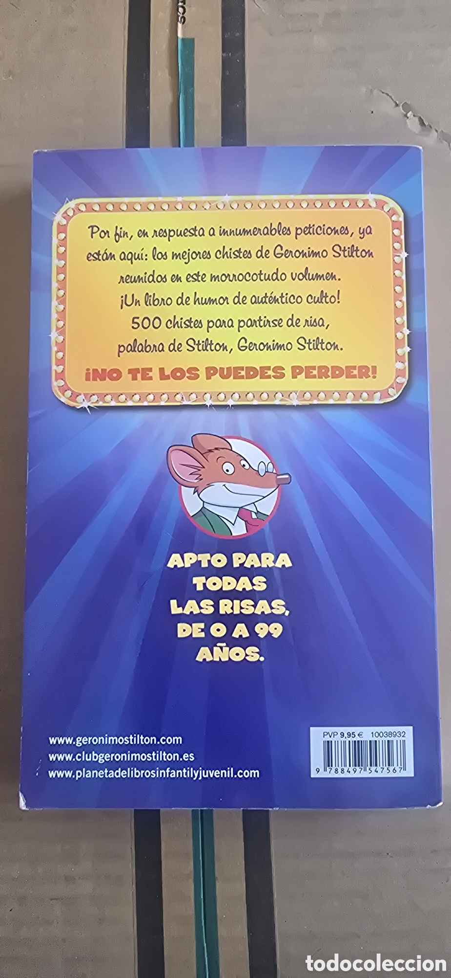 Libros de segunda mano: Los chistes m&aacute;s morrocotudos - Geronimo Stilton - Foto 2