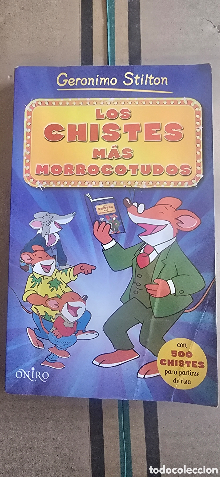 Libros de segunda mano: Los chistes m&aacute;s morrocotudos - Geronimo Stilton - Foto 1